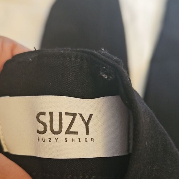 Suzy Shier High Waist Skinny  Black Pants - Picture 2 of 16